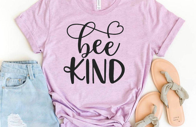 Bee Kind T-Shirt | Women's Soft Graphic Tee | Bella Canvas