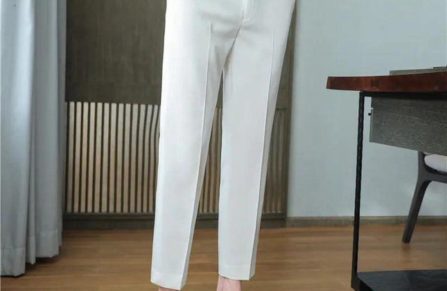 Dress Pants for Men High Quality Korean Luxury Clothing Drape Suit Pants - Constantin & Crys