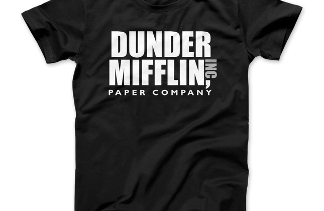 Dunder Mifflin Paper Company Graphic T-Shirt | The Office Fan Tee