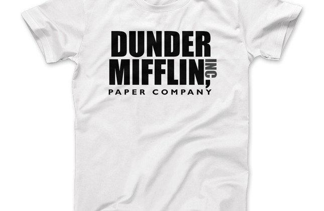 Dunder Mifflin Paper Company Graphic T-Shirt | The Office Fan Tee