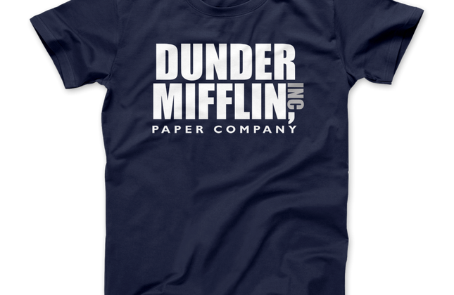 Dunder Mifflin Paper Company Graphic T-Shirt | The Office Fan Tee