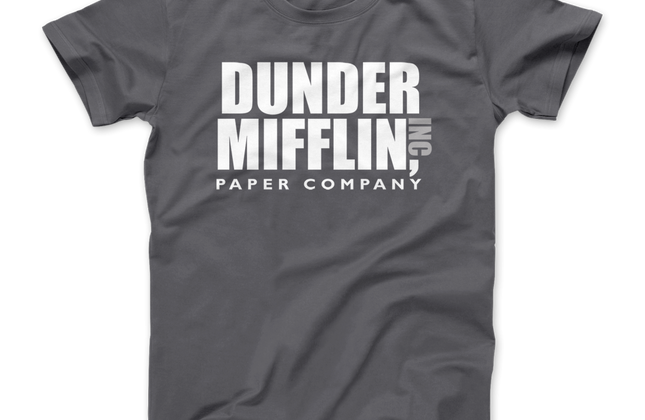 Dunder Mifflin Paper Company Graphic T-Shirt | The Office Fan Tee