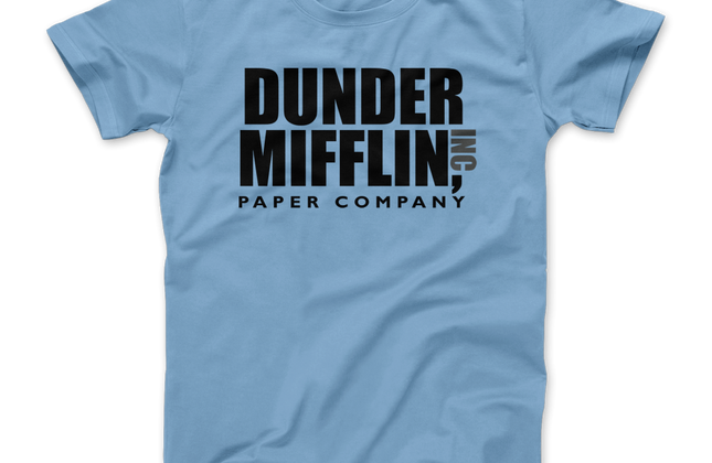 Dunder Mifflin Paper Company Graphic T-Shirt | The Office Fan Tee