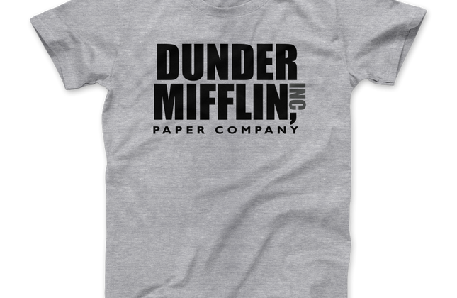 Dunder Mifflin Paper Company Graphic T-Shirt | The Office Fan Tee