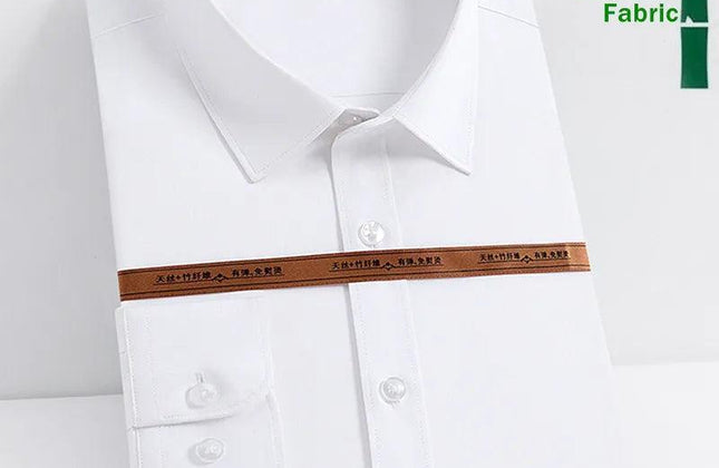 Fashion Blue Black White Mens Dress Shirts for Man Long Sleeved Shirt - Constantin & Crys