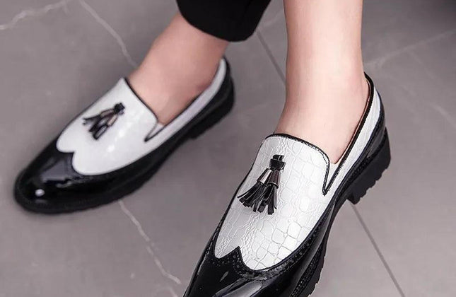 Fashion Shoe Office Shoes for Men Casual Shoes Breathable Leather Loafers - Constantin & Crys