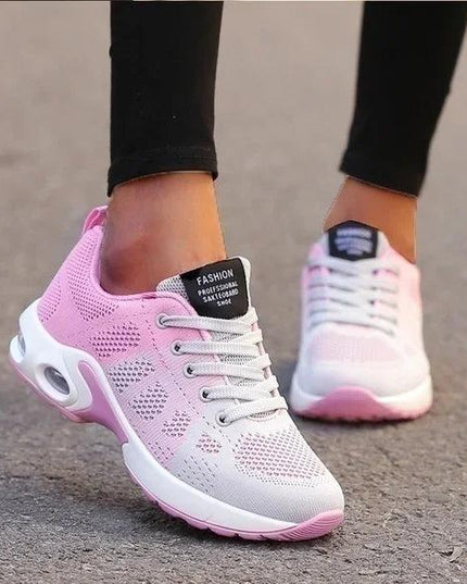 Fashion Woman Vulcanize Shoes Platform Casual Sneakers Women Shoes Flats Mesh - Constantin & Crys