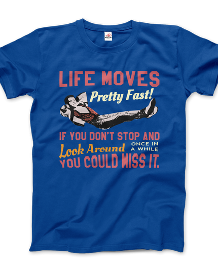 Ferris Bueller's Day Off Graphic T-Shirt | Life Moves Pretty Fast Tee