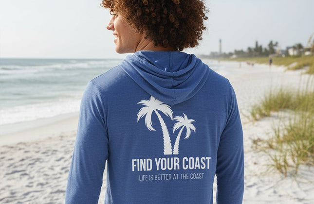 Find Your Coast® Coastal Breeze Hooded Shirt - Constantin & Crys