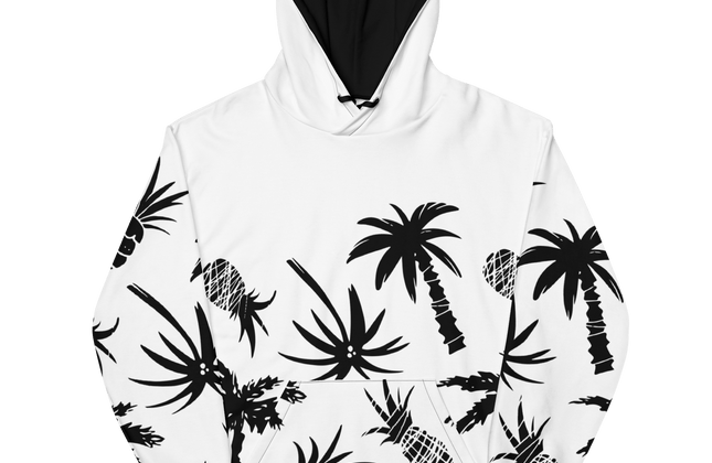 Find Your Coast® Pine and Palm Recycled Hoodie - Constantin & Crys