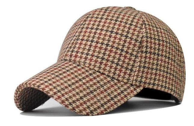 FS Luxury Brand Houndstooth Baseball Caps - Constantin & Crys