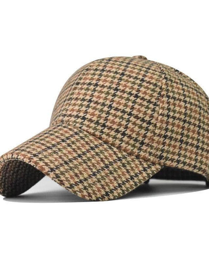 FS Luxury Brand Houndstooth Baseball Caps - Constantin & Crys