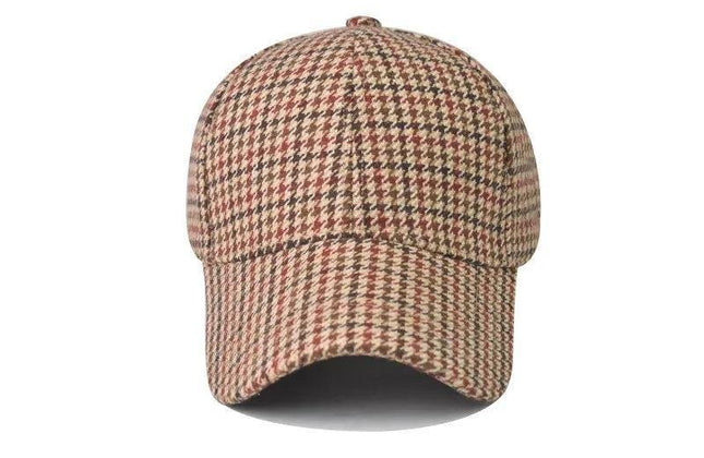 FS Luxury Brand Houndstooth Baseball Caps - Constantin & Crys