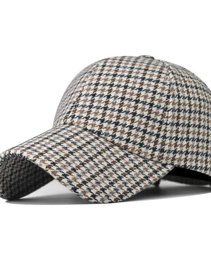 FS Luxury Brand Houndstooth Baseball Caps - Constantin & Crys
