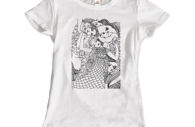 Gustav Klimt The Virgin Art Graphic T-Shirt | Premium Unisex Tee