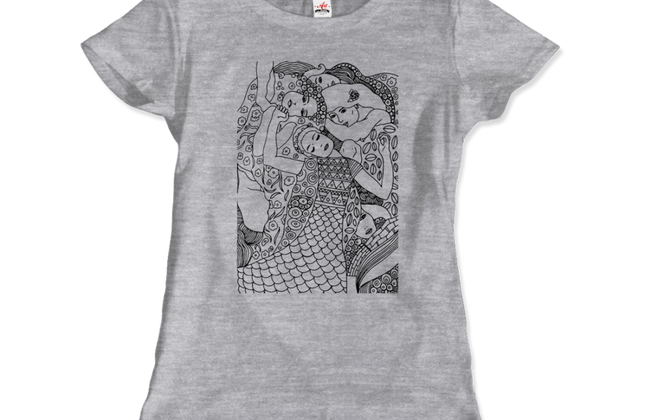 Gustav Klimt The Virgin Art Graphic T-Shirt | Premium Unisex Tee