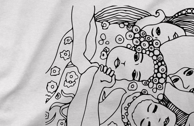 Gustav Klimt The Virgin Art Graphic T-Shirt | Premium Unisex Tee