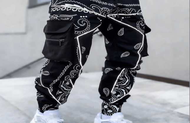 Harem Pants Men Harajuku Street Cargo Pants Jogging Trouser Loose Multi - Pockets - Constantin & Crys