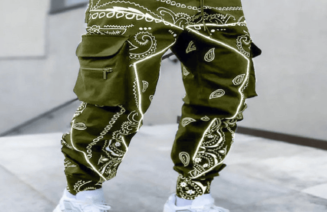 Harem Pants Men Harajuku Street Cargo Pants Jogging Trouser Loose Multi - Pockets - Constantin & Crys