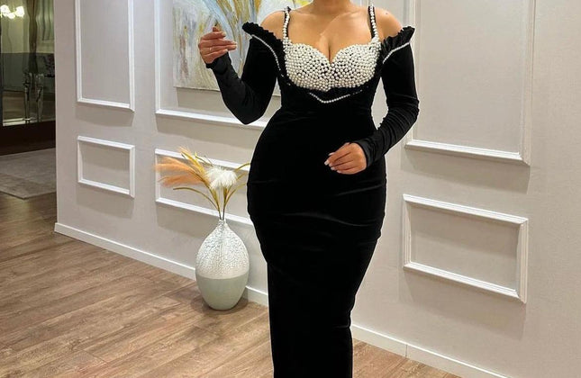 High Quality Beading Women Celebrity Long Maxi Party Night - Constantin & Crys