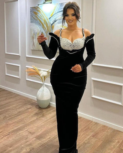 High Quality Beading Women Celebrity Long Maxi Party Night - Constantin & Crys