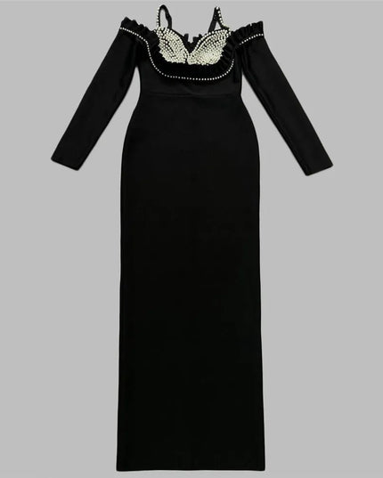 High Quality Beading Women Celebrity Long Maxi Party Night - Constantin & Crys