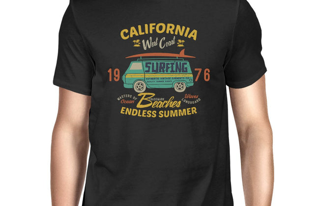 California Beaches Endless Summer T-Shirt | Men's Graphic Tee