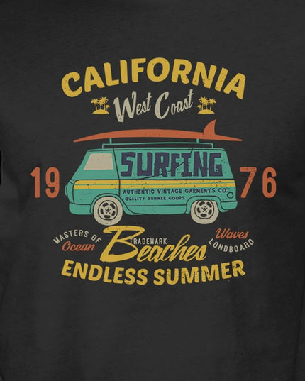California Beaches Endless Summer T-Shirt | Men's Graphic Tee
