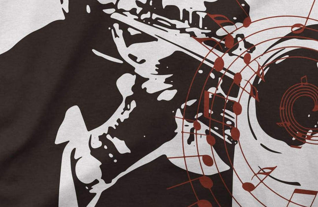 Louis Armstrong Jazz Legend Graphic T-Shirt | Satchmo Trumpet Tee