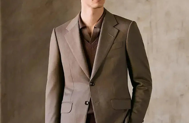 Luxury Super 120 Wool Suit Men Custom Made Suits Tailor Made Suits Men Business - Constantin & Crys