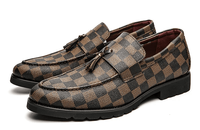 Men Business Casual Pu Leather Loafers for Man Slip on Formal Office Official - Constantin & Crys