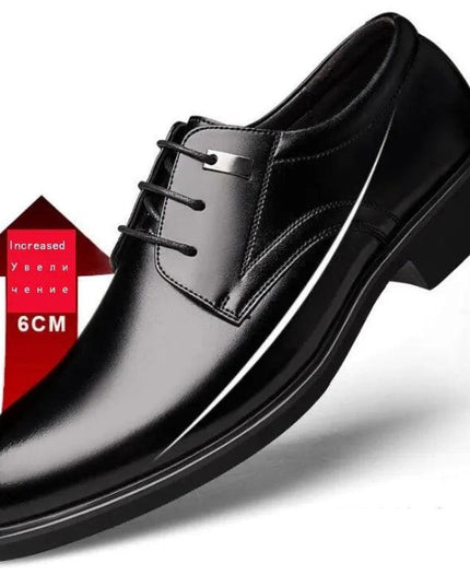 Men Height Increasing Shoes 6CM Man Elevator Shoe High Heel Men Lifted - Constantin & Crys