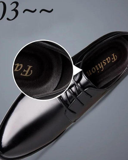 Men Height Increasing Shoes 6CM Man Elevator Shoe High Heel Men Lifted - Constantin & Crys