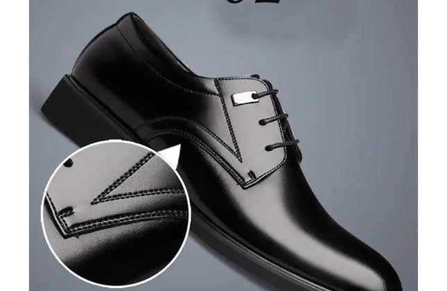 Men Height Increasing Shoes 6CM Man Elevator Shoe High Heel Men Lifted - Constantin & Crys