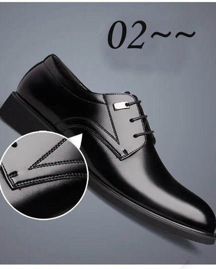 Men Height Increasing Shoes 6CM Man Elevator Shoe High Heel Men Lifted - Constantin & Crys