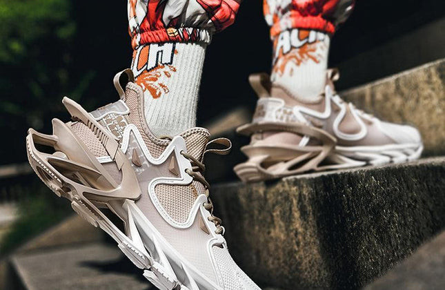 Men Sneakers Male Shoes for Men Buckled Shoe Custom Breathable Shoes Leisure - Constantin & Crys