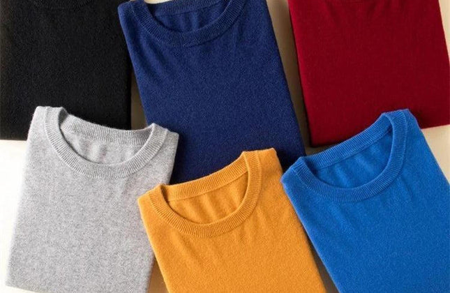 Men’s Custom Logo Knit Sweater – Casual Long Sleeve Pullover - Constantin & Crys