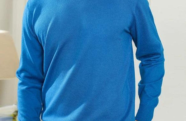 Men’s Custom Logo Knit Sweater – Casual Long Sleeve Pullover - Constantin & Crys