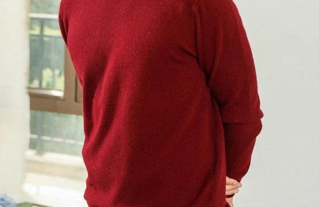 Men’s Custom Logo Knit Sweater – Casual Long Sleeve Pullover - Constantin & Crys