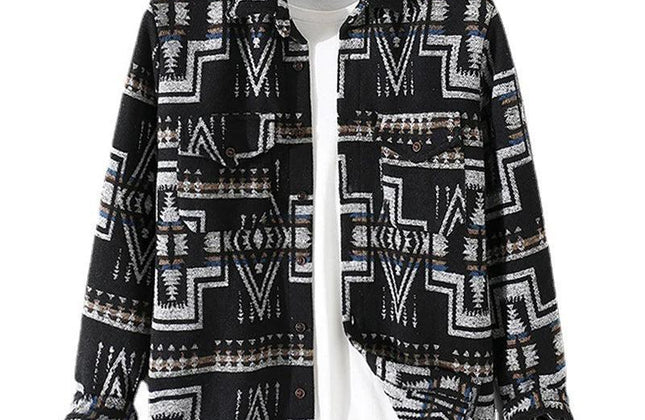 Mens Long Sleeve Custom Labels Wool Warm Coating Camouflage Fashion Casual - Constantin & Crys