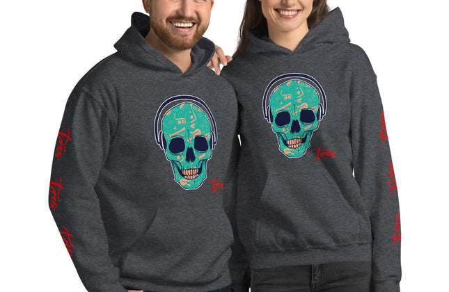 "DJ Skull" - Unisex Hoodie