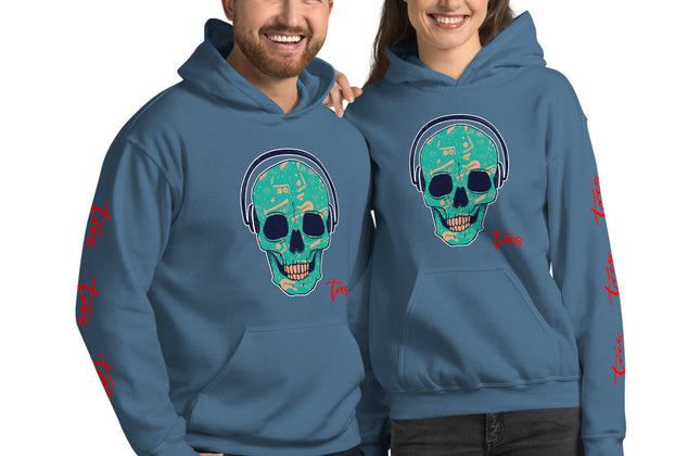 "DJ Skull" - Unisex Hoodie