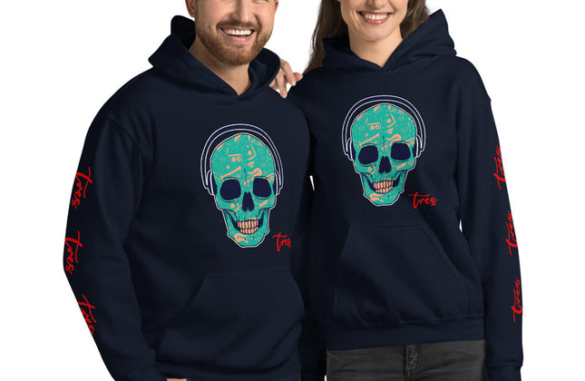 "DJ Skull" - Unisex Hoodie