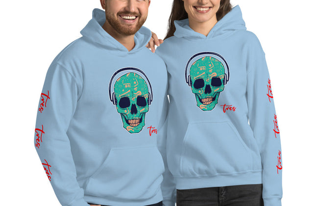 "DJ Skull" - Unisex Hoodie