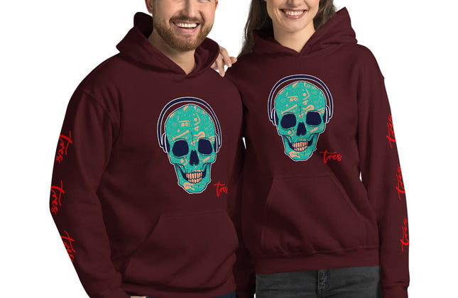 "DJ Skull" - Unisex Hoodie