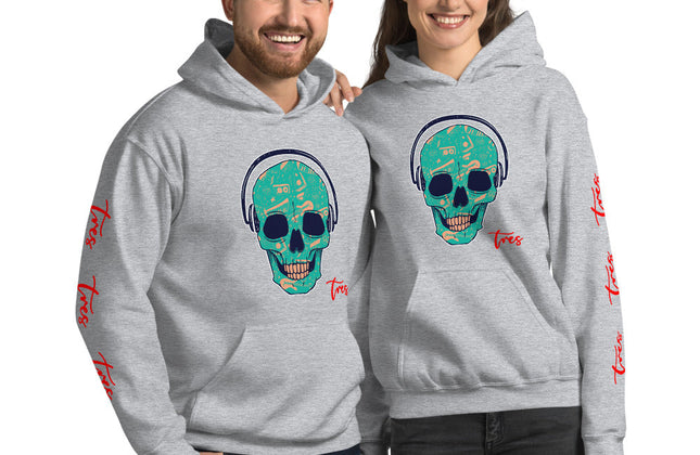"DJ Skull" - Unisex Hoodie
