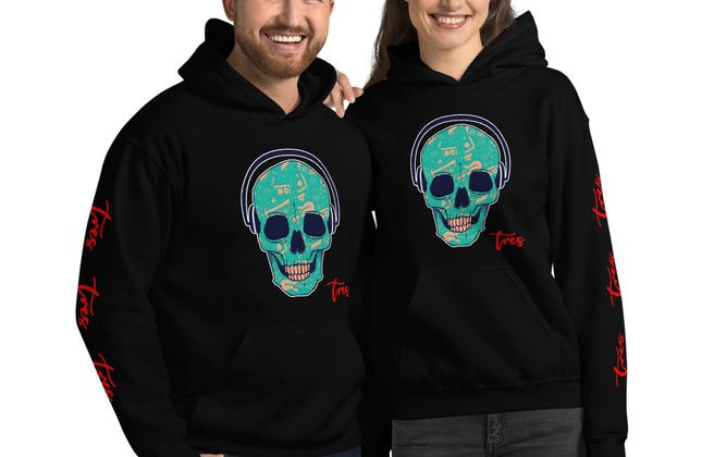 "DJ Skull" - Unisex Hoodie