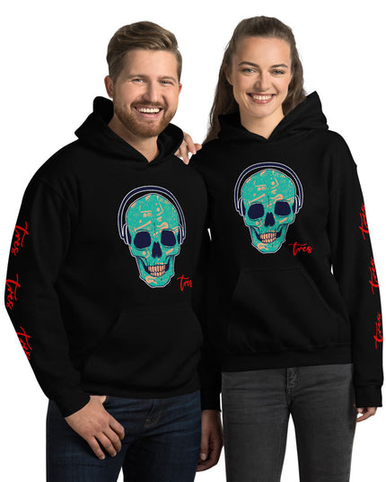 "DJ Skull" - Unisex Hoodie