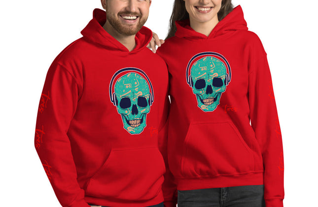 "DJ Skull" - Unisex Hoodie