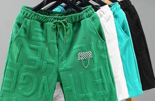 New Fashion Knitted Shorts Men Comfortable Elastic Waist Clothing Male - Constantin & Crys